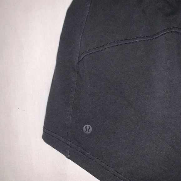 Lululemon Inner Glow Short 3” Terry Athletic Shorts Black Size 6 (Like New) - Picture 11 of 13